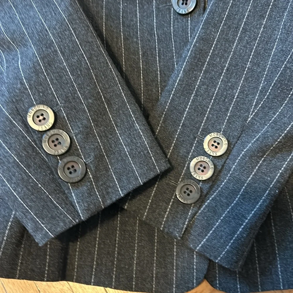 Moschino.  Pinstripe Women's Blazer - Picture 8 of 16